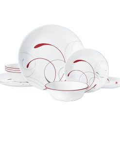 Corelle dinnerware platesplates Splendor 12-piece Dinnerware Set, Service for 4