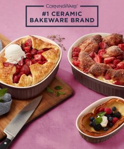 Alternative view of Corelle dinnerware platesplates French Colors 6-piece Bakeware Set, Cabernet