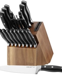 Corelle dinnerware platesplates Insignia Classic 18-piece Block Set with Built-in Sharpener