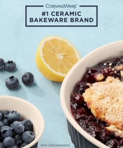 Alternative view of Corelle dinnerware platesplates French Colors 1.5-quart Round Baking Dish, Navy