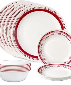 Corelle dinnerware platesplates Sadie 18-piece Dinnerware Set, Service for 6