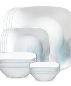 Corelle dinnerware platesplates Aquarello 16-piece Dinnerware Set, Service for 4