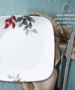 Alternative view of Corelle dinnerware platesplates Kyoto Leaves 16-piece Dinnerware Set, Service for 4