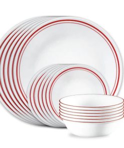 Corelle dinnerware platesplates Logan 18-pc Dinnerware Set, Service for 6