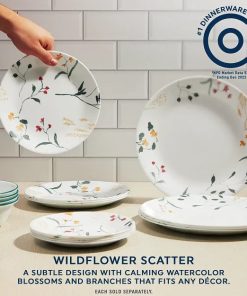 Alternative view of Corelle dinnerware platesplates Wildflower Scatter 18-ounce Cereal Bowl