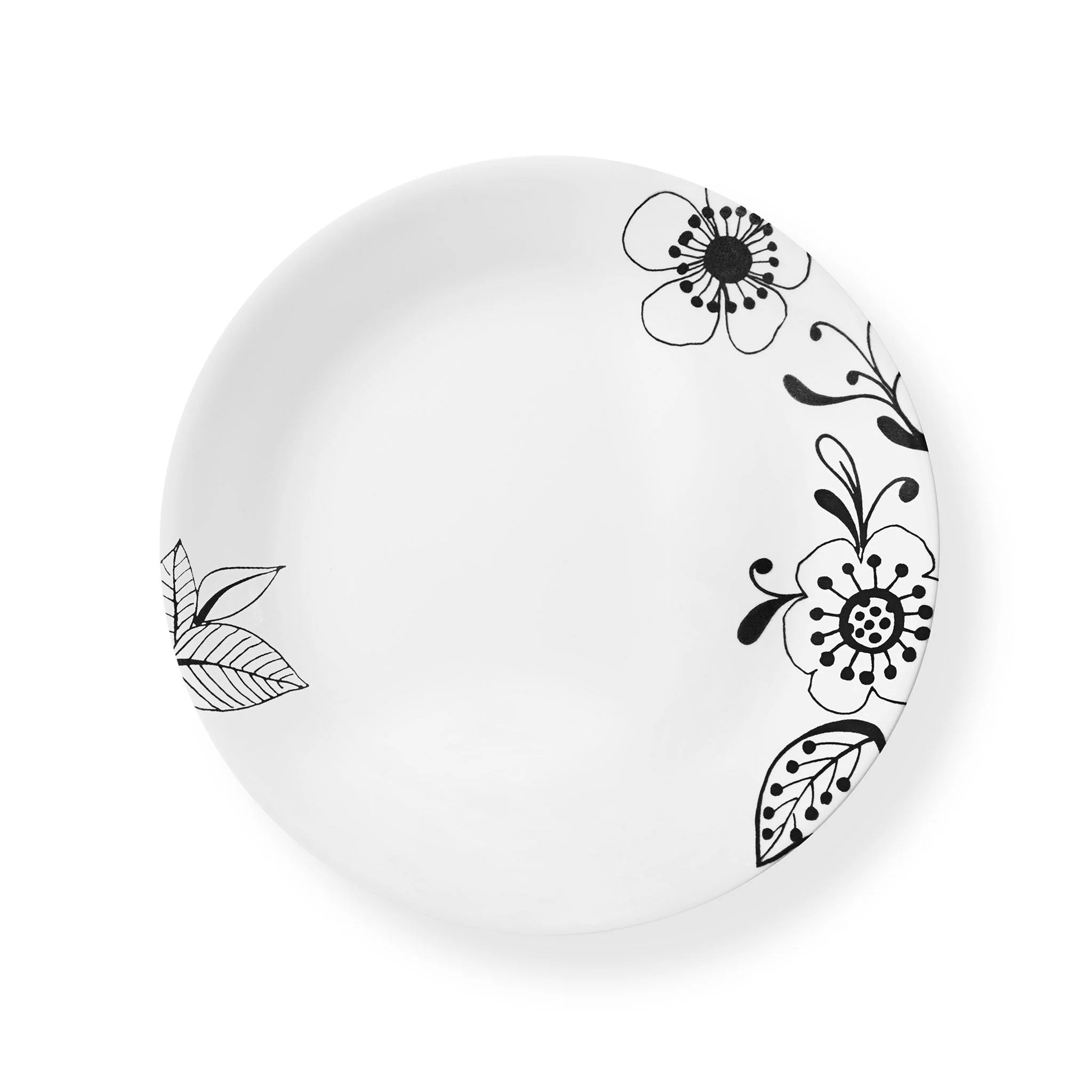 Corelle dinnerware platesplates Inked Poppy 10.25 Dinner Plate