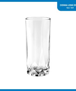Alternative view of Corelle dinnerware platesplates Cienna Long Drink Glasses (4-Pieces), 14.5-ounce, dishwasher Safe