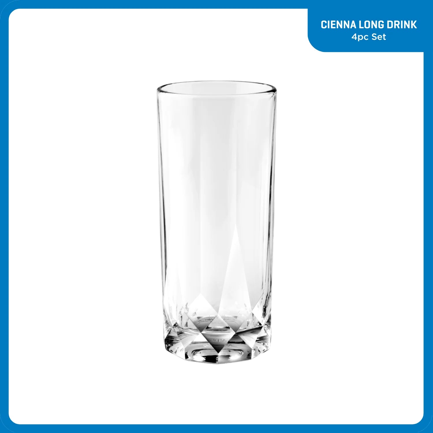 Corelle dinnerware platesplates Cienna Long Drink Glasses (4-Pieces), 14.5-ounce, dishwasher Safe - Image 2