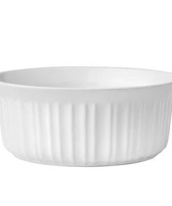 Corelle dinnerware platesplates French White Corelle 1.5-quart Round Casserole Dish