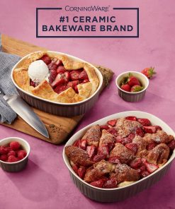 Alternative view of Corelle dinnerware platesplates French Colors 10-piece Bakeware Set, Cabernet