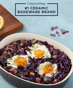 Alternative view of Corelle dinnerware platesplates French Colors 2.5-quart Oval Baking Dish, Navy