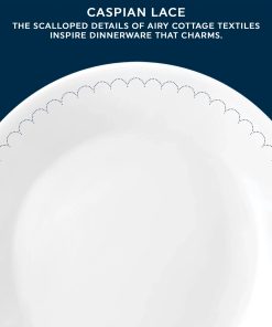 Alternative view of Corelle dinnerware platesplates Caspian Lace 6.75 Appetizer Plate