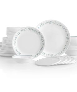 Corelle dinnerware platesplates Country Cottage 66-piece Dinnerware Set, Service for 12