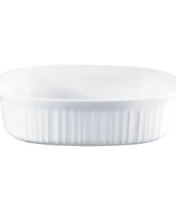 Corelle dinnerware platesplates French White Corelle 2.5-quart Oval Casserole Dish