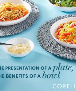 Alternative view of Corelle dinnerware platesplates Winter Frost White 30-ounce Versa Meal Bowls, 4-pack