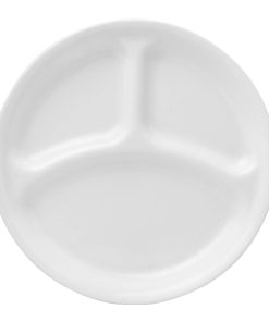 Corelle dinnerware platesplates Winter Frost White 10.25 Divided Dinner Plate
