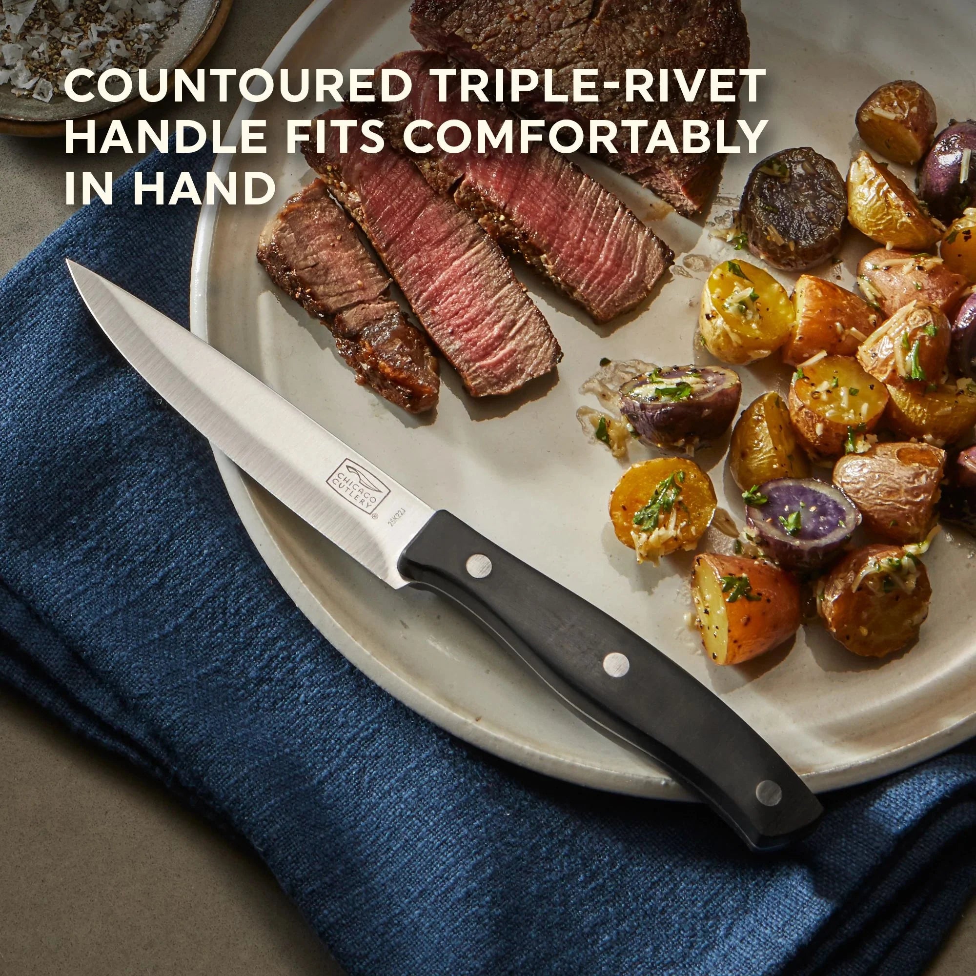 Corelle dinnerware platesplates Ellsworth 4-piece Steak Knife Set - Image 3