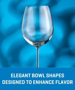 Alternative view of Corelle dinnerware platesplates Matera Red Wine Glasses (4-Pieces), 20-ounce, dishwasher safe