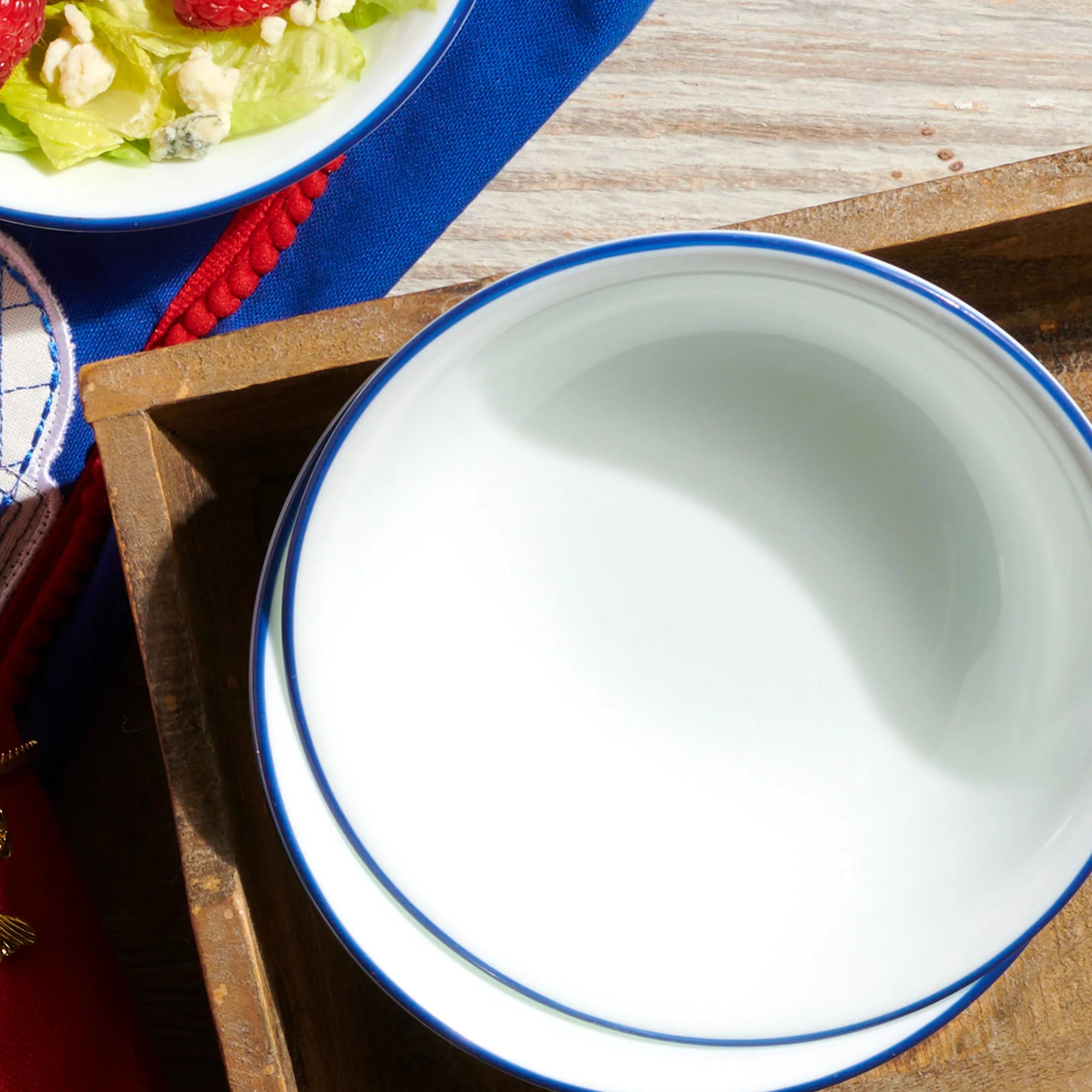 Corelle dinnerware platesplates Rolling Waves 18-piece Dinnerware Set, Service for 6 - Image 5