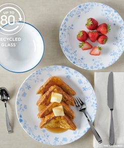 Alternative view of Corelle dinnerware platesplates Garden Song 12-piece Dinnerware Set, Service for 4
