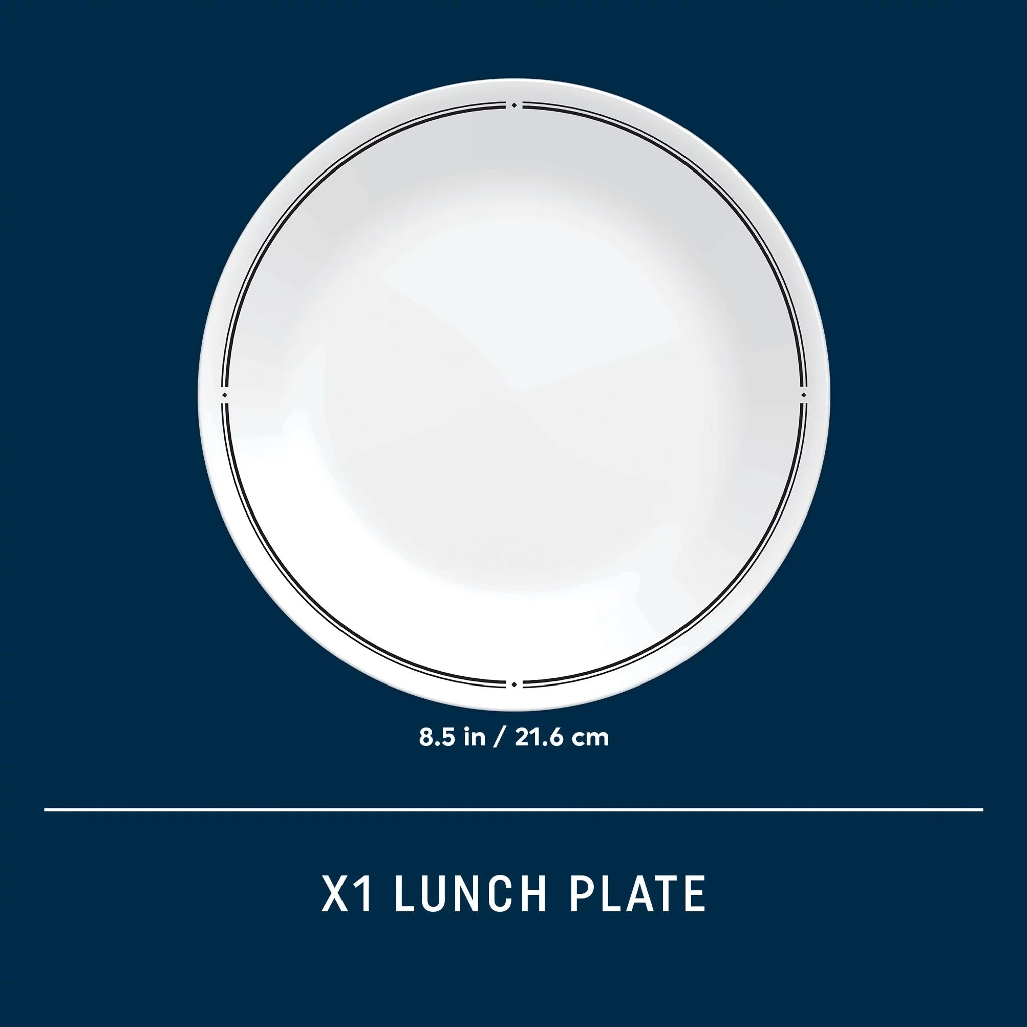 Corelle dinnerware platesplates Brasserie 8.5 Salad Plate - Image 3