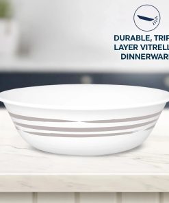 Alternative view of Corelle dinnerware platesplates Brushed Silver 18-ounce Cereal Bowl