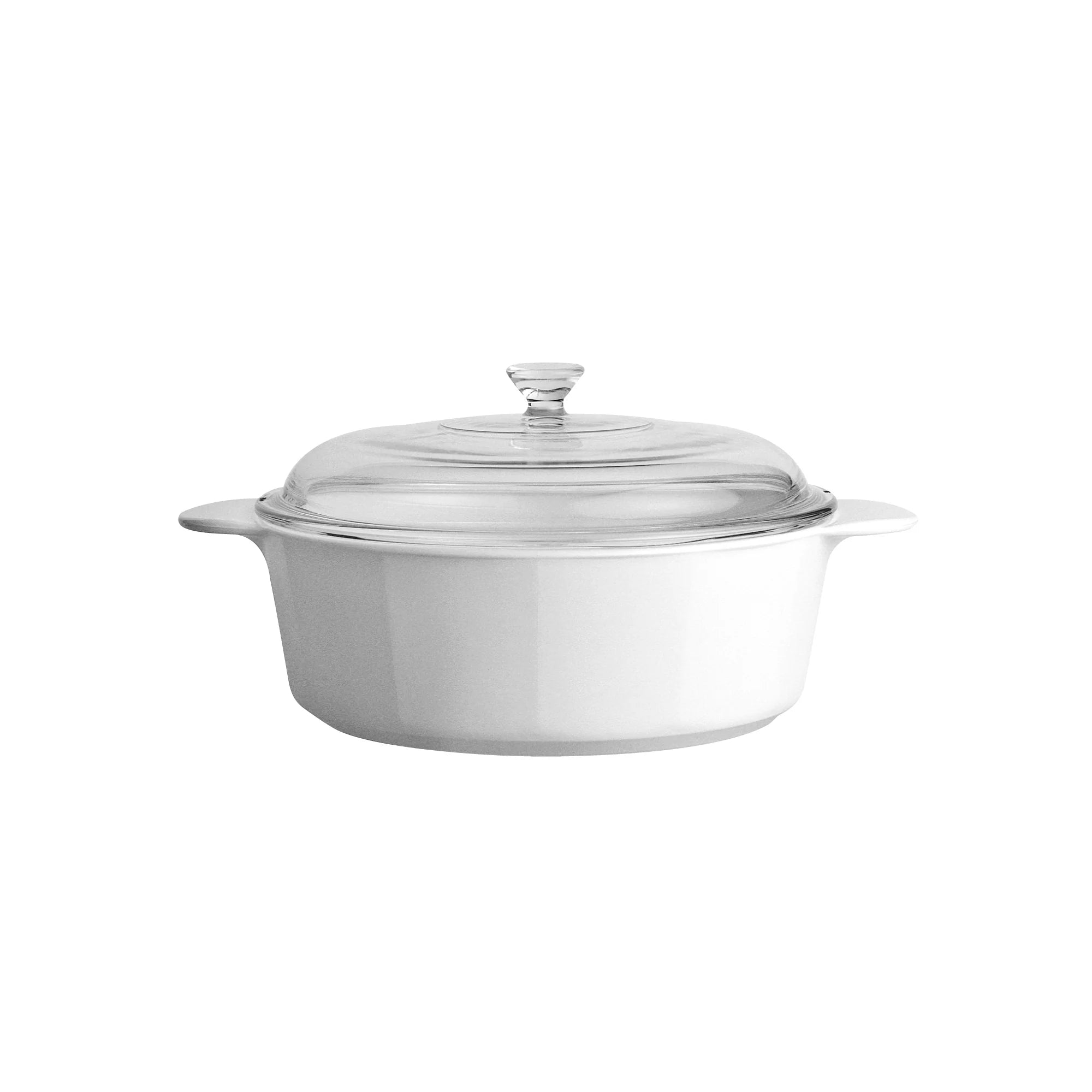 Corelle dinnerware platesplates Just White 0.8-Liter Casserole with Cover