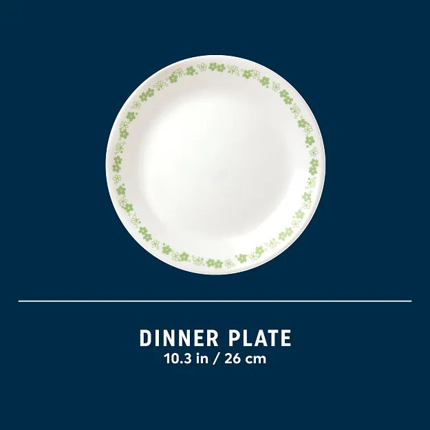 Corelle dinnerware platesplates Spring Blossom Green 10.25 Dinner Plate - Image 6