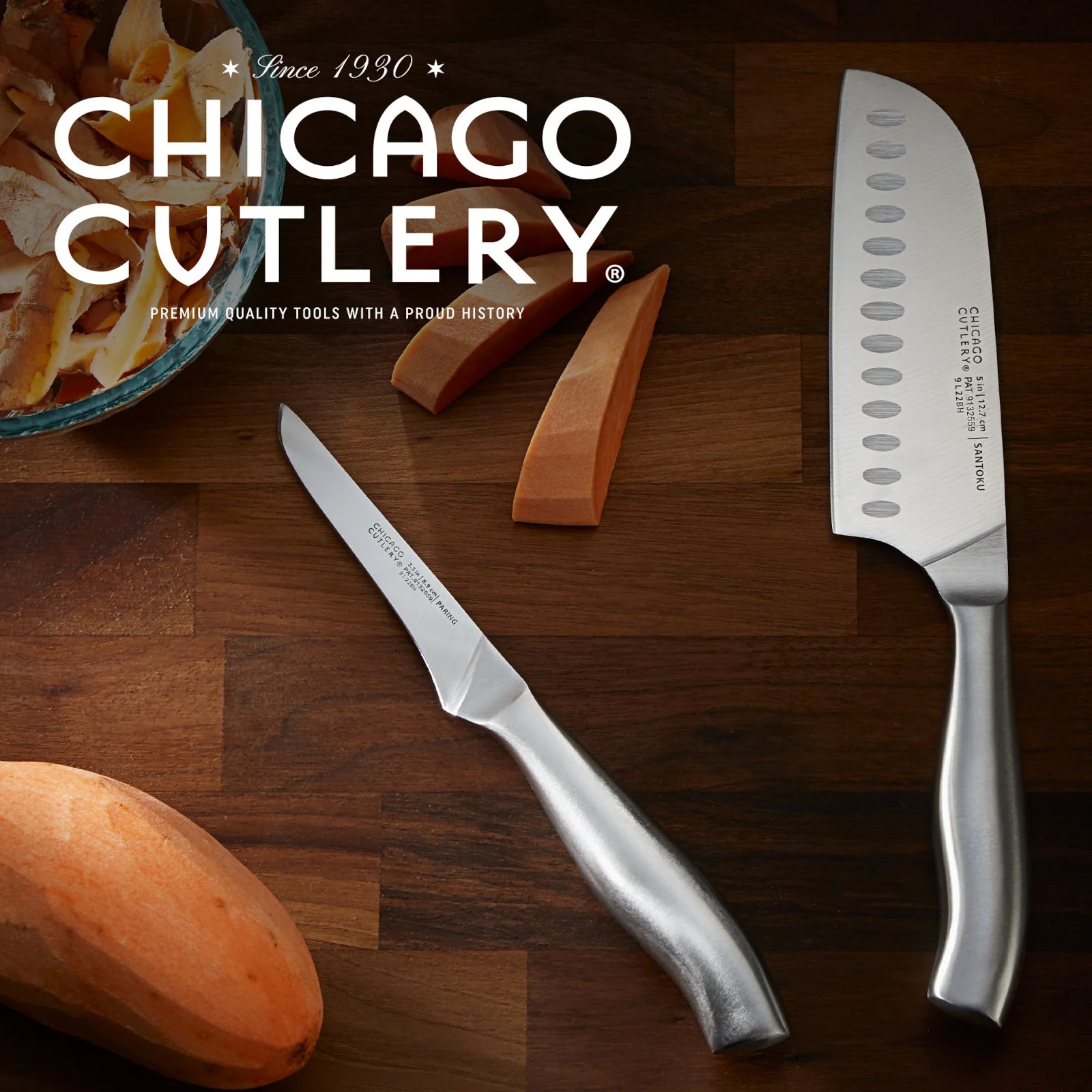Corelle dinnerware platesplates Insignia Steel Corelle Guided Grip 2-piece Knife Set - Image 2