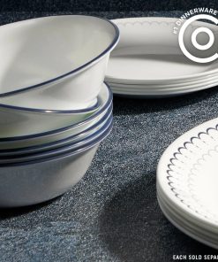 Alternative view of Corelle dinnerware platesplates Caspian Lace 18-ounce Cereal Bowl