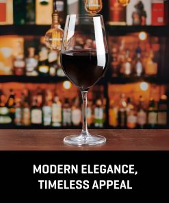 Alternative view of Corelle dinnerware platesplates Tokyo Temptation Cabernet Glasses (4-Pieces), 16-ounce, Dishwasher Safe, Lead-free Crystalline