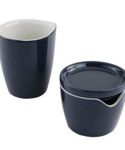 Corelle dinnerware platesplates Midnight Blue Cream and Sugar Set
