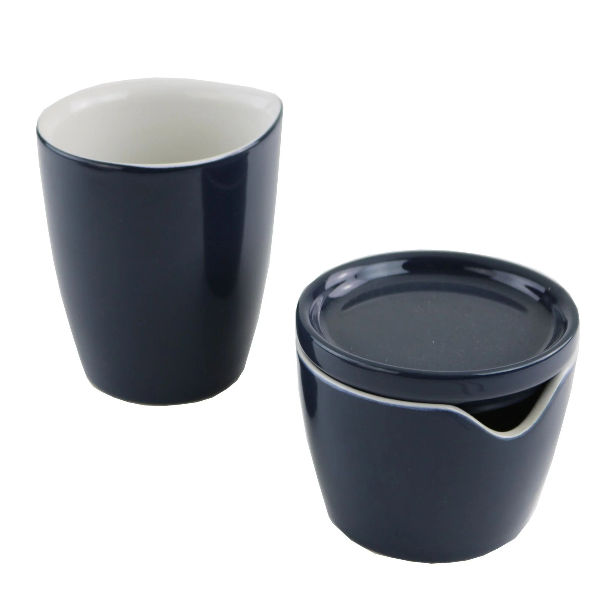 Corelle dinnerware platesplates Midnight Blue Cream and Sugar Set