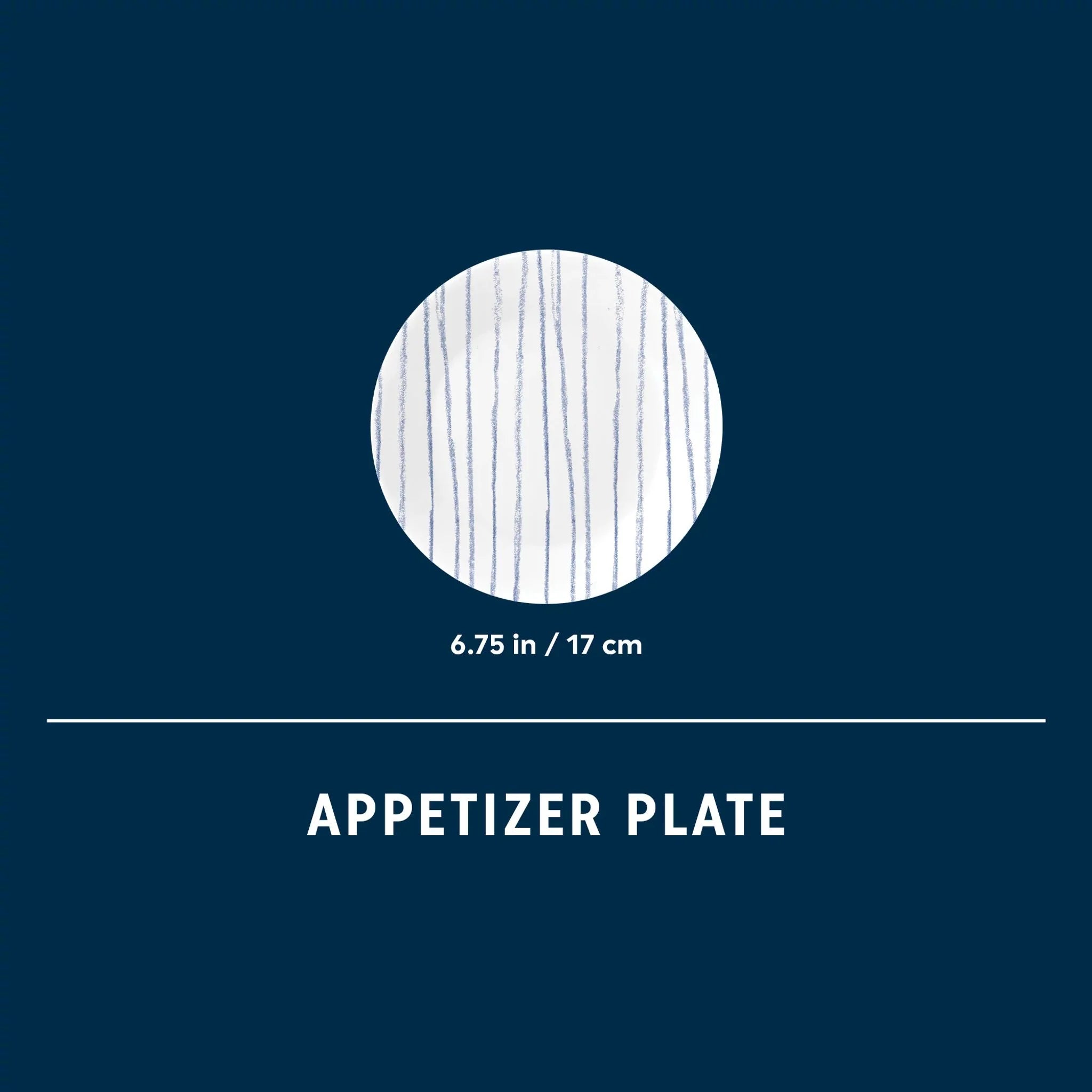 Corelle dinnerware platesplates Botanical Stripes 6.75 Appetizer Plate - Image 3