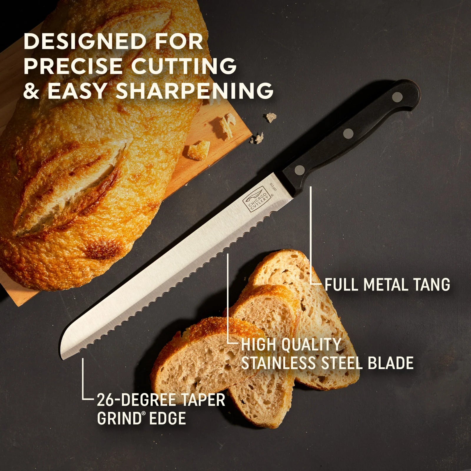 Corelle dinnerware platesplates Essentials 8 Bread Knife - Image 3