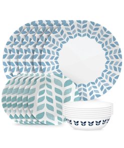 Corelle dinnerware platesplates Global Collection Northern Pines 18-piece Dinnerware Set, Service for 6
