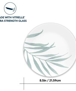 Alternative view of Corelle dinnerware platesplates Solar Print 8.5 Salad Plate, EXCLUSIVE