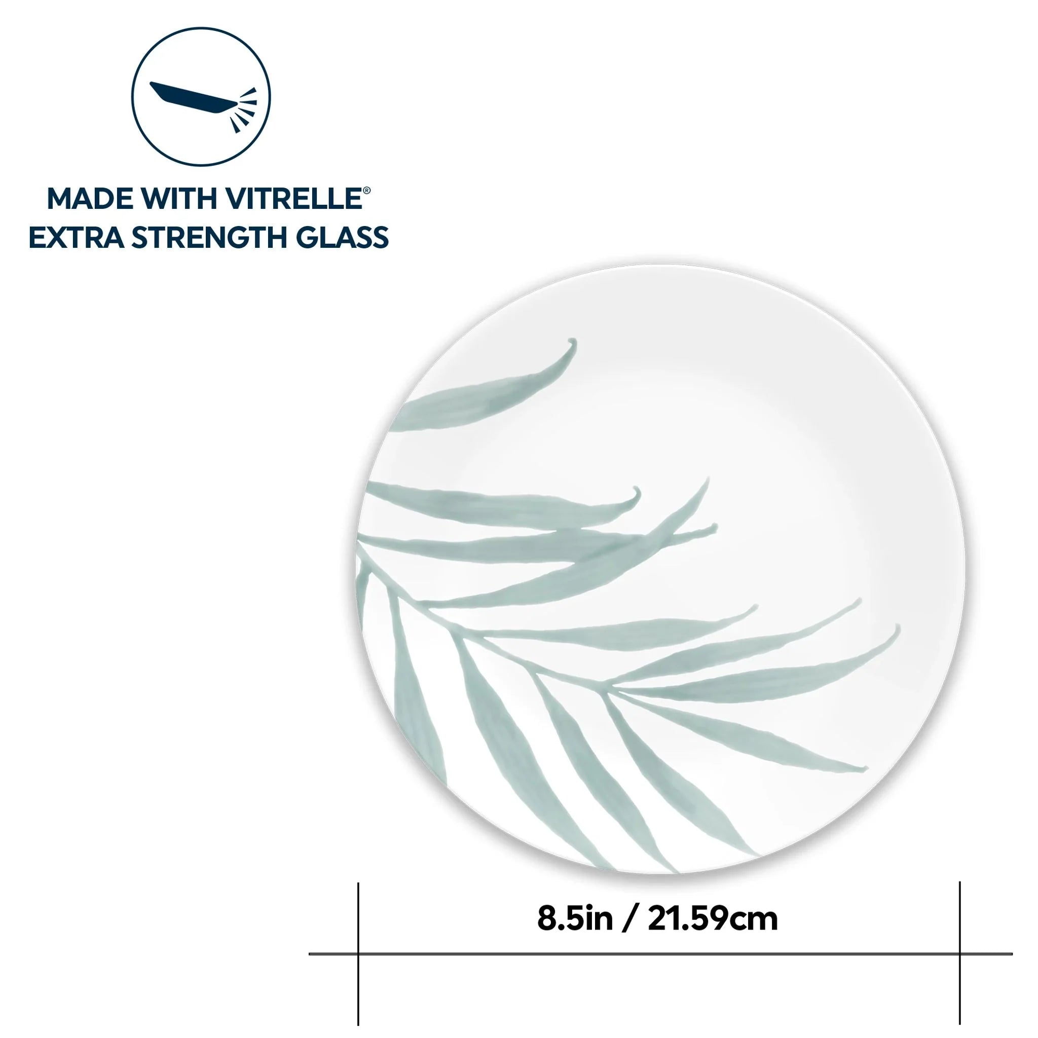 Corelle dinnerware platesplates Solar Print 8.5 Salad Plate, EXCLUSIVE - Image 2