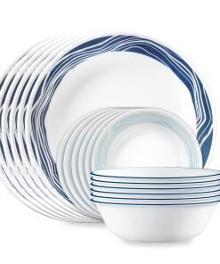 Corelle dinnerware platesplates Acadia 18-piece Dinnerware Set, Service for 6