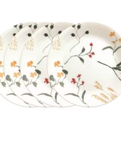Corelle dinnerware platesplates Wildflower Scatter 8.5 Salad Plate- 4 Pack