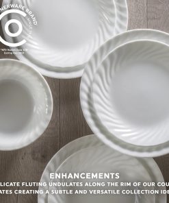 Alternative view of Corelle dinnerware platesplates Enhancements 10.25 Glass Dinner Plate