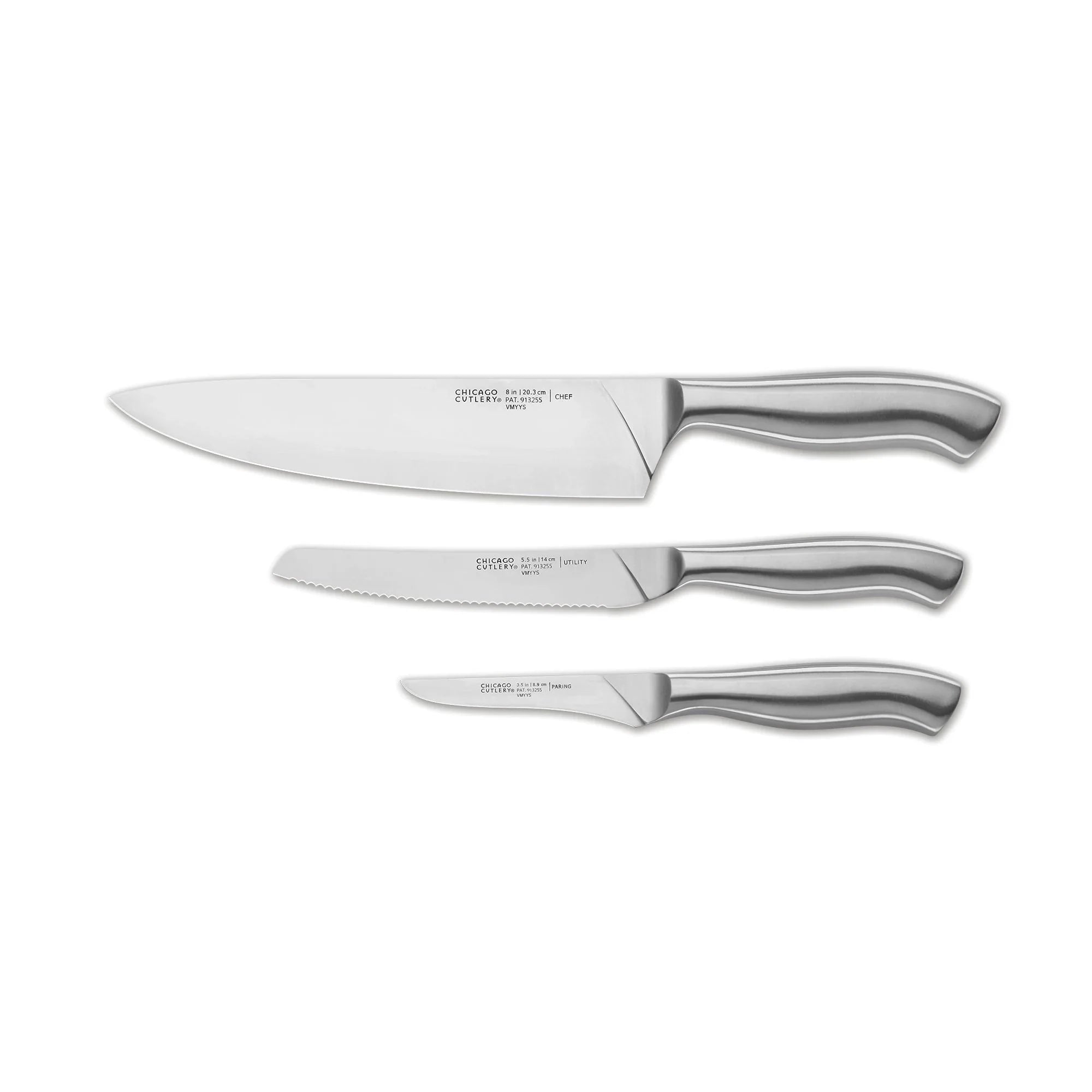 Corelle dinnerware platesplates Insignia Steel Corelle 3-piece Knife Set