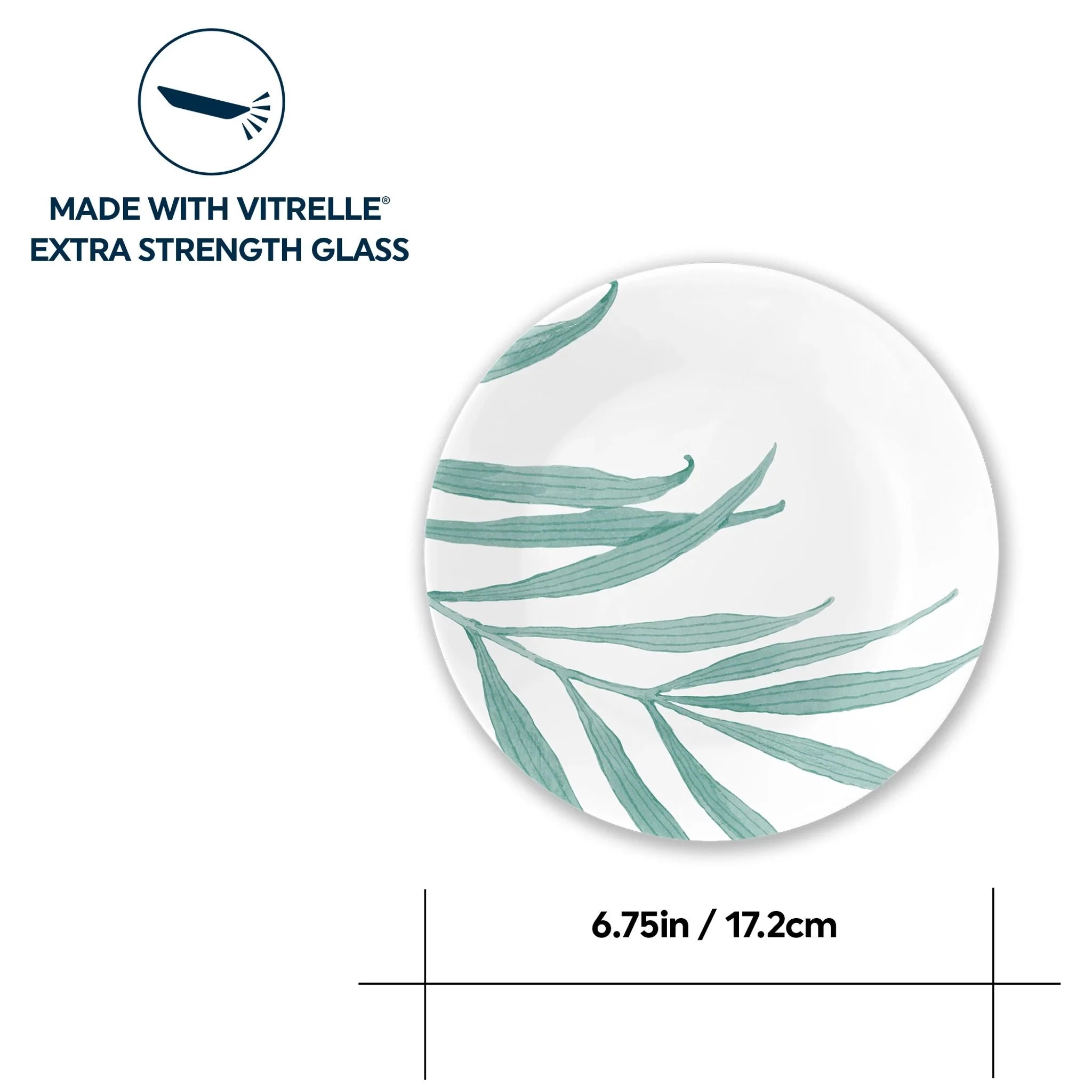 Corelle dinnerware platesplates Solar Print 6.75 Appetizer Plate, EXCLUSIVE - Image 3