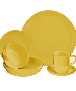 Corelle dinnerware platesplates 6-piece Curry Dinnerware Set , Service for 1