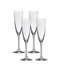 Corelle dinnerware platesplates Tokyo Temptation Champagne Glasses (4-Pieces), 5-ounce, Dishwasher Safe, Lead-free Crystalline