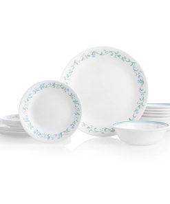 Corelle dinnerware platesplates Country Cottage 18-piece Dinnerware Set, Service for 6