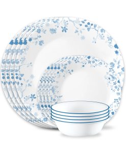 Corelle dinnerware platesplates Garden Song 12-piece Dinnerware Set, Service for 4