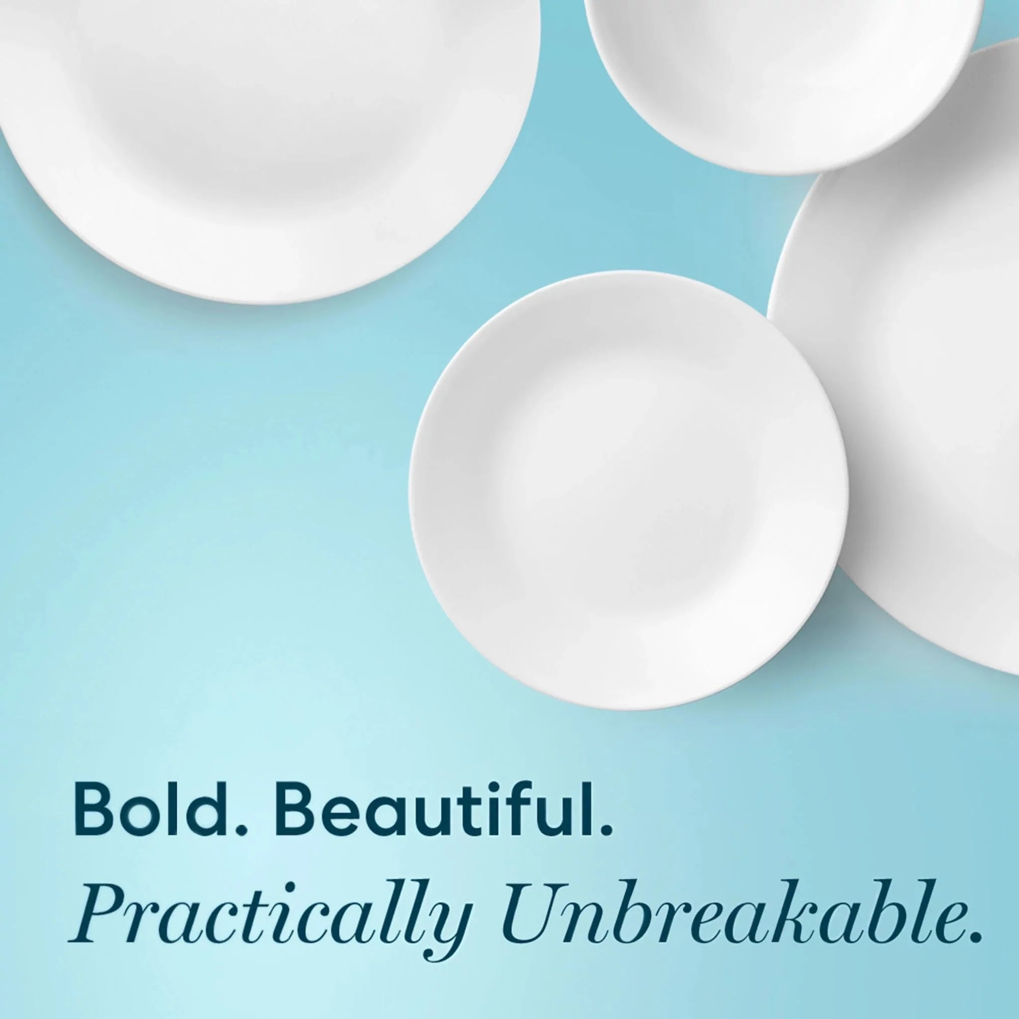 Corelle dinnerware platesplates Winter Frost White 38-piece Dinnerware Set, Service for 12 - Image 5