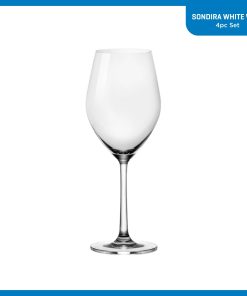 Alternative view of Corelle dinnerware platesplates Sondria White Wine Glasses (4-pieces), 14-ounce, Dishwasher Safe