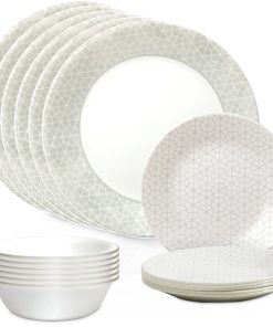 Corelle dinnerware platesplates Knox 18-piece Dinnerware Set, Service for 6